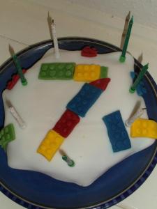 This year's first attempt, a Lego 7, but still a little flat!