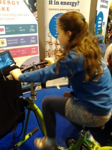 G working hard to power the lightbulbs